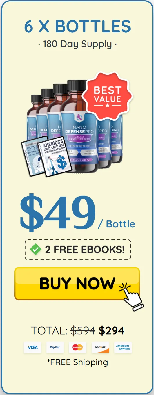 NanoDefense Pro  price 6 bottle