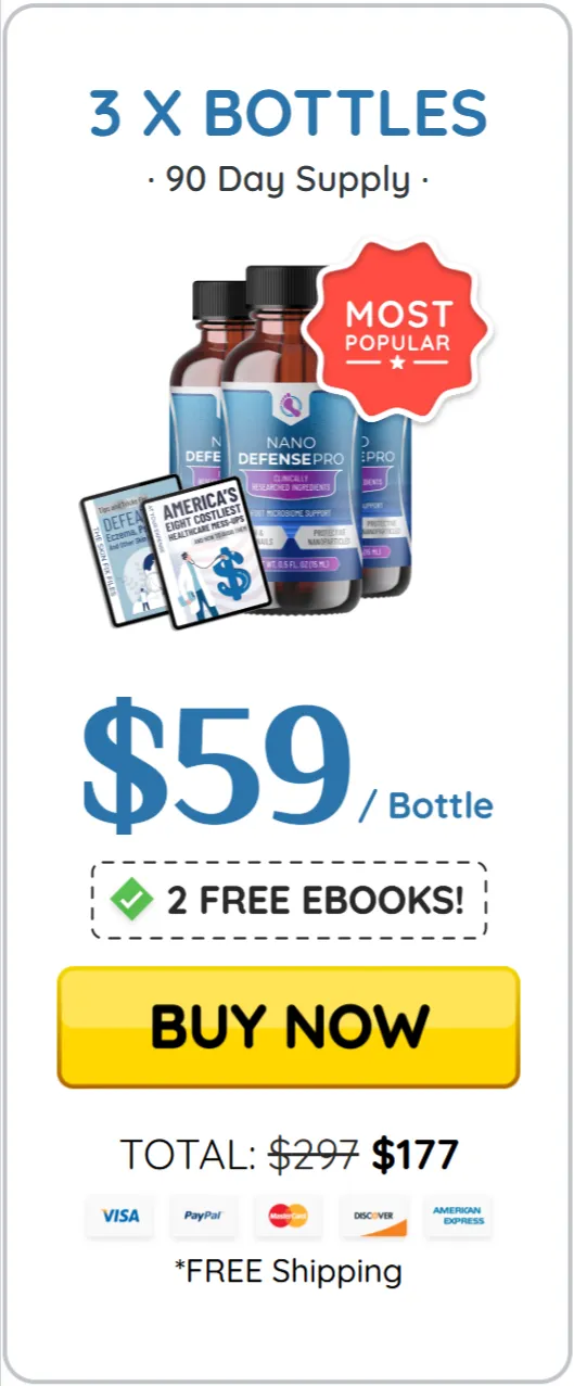NanoDefense Pro  price 3 bottle